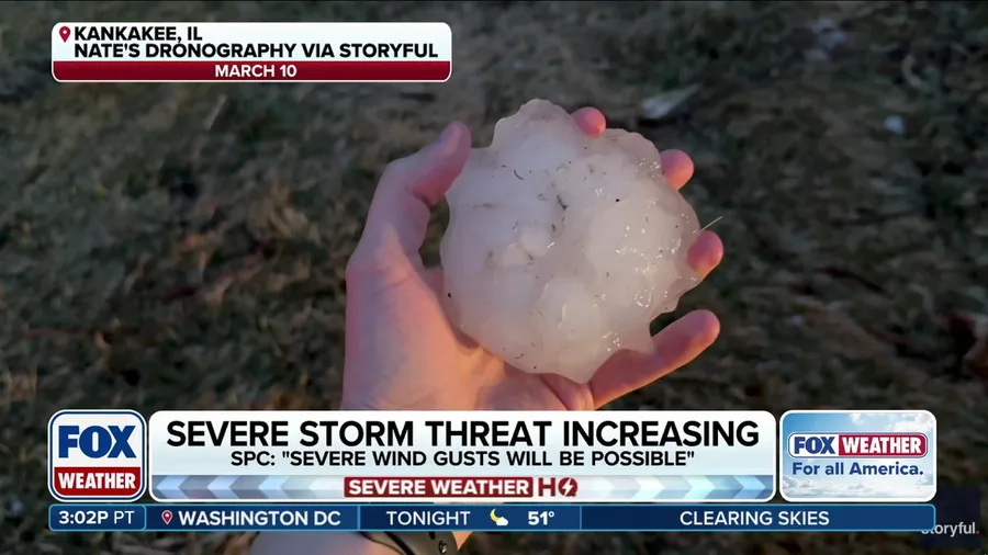Millions at risk for large hail and damaging winds across the Ohio Valley