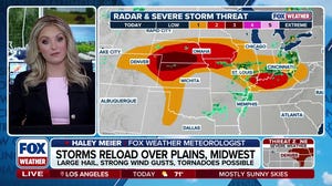 Severe storms charging over Plains, Midwest with hail, tornado, damaging wind threat