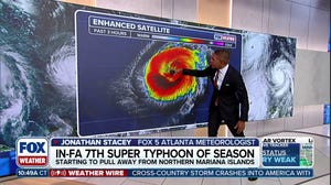 Super Typhoon In-Fa remains a powerful storm as it blasts past Northern Mariana Islands