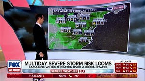 Multiday severe storm threat builds through midweek from Upper Midwest to Northeast