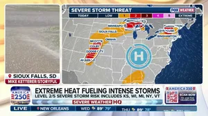 Extreme heat fuels daily severe storm threat looming from the Great Plains to the Great Lakes