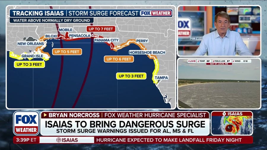Isaias threat grows as Bryan Norcross warns of dangerous pre-landfall impacts