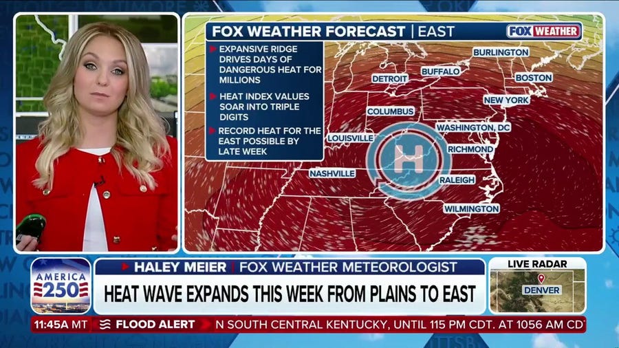 An intense heat wave is headed for over 70 million Americans