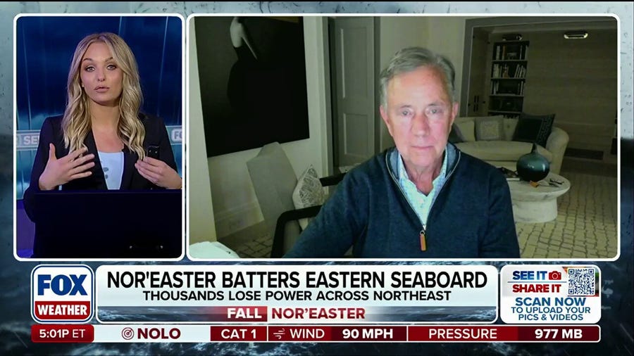 Connecticut Gov. Ned Lamont joins FOX Weather as nor’easter batters East Coast