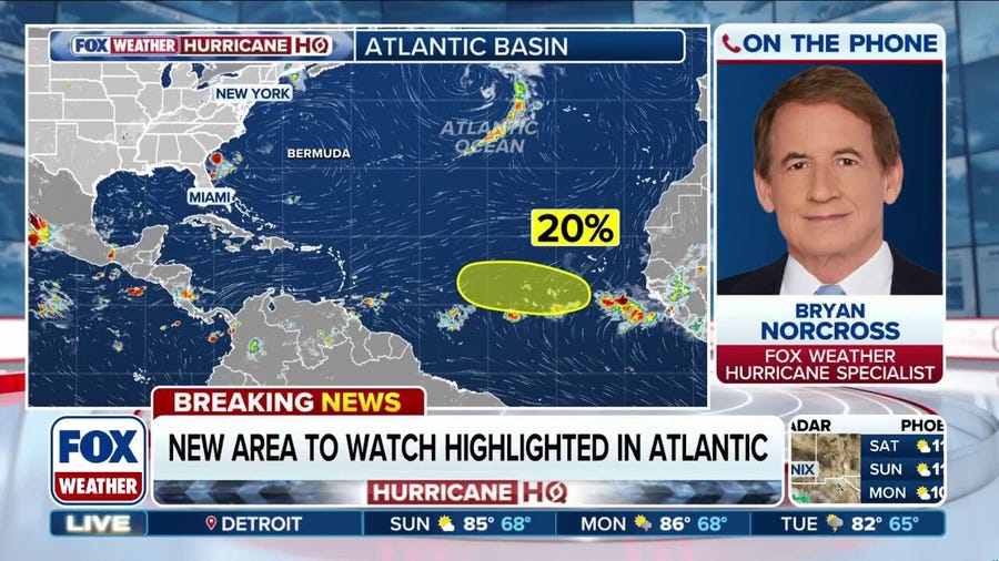 Exclusive analysis: National Hurricane Center designates new area to watch in Atlantic