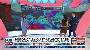 Tropical Depression Fay expected to fizzle away by the end of week