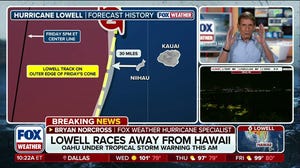 Hurricane Lowell continues to churn past Hawaii as a Category 2 storm leaving behind extensive damage