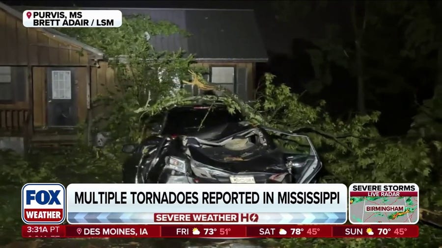 Multiple tornadoes tear through Mississippi, leaving a trail of crushed ...