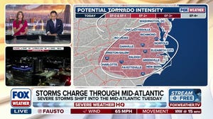 Severe storm threats charge into Mid-Atlantic following destructive tornadoes in Midwest 