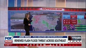Renewed flash flood threat across Southeast