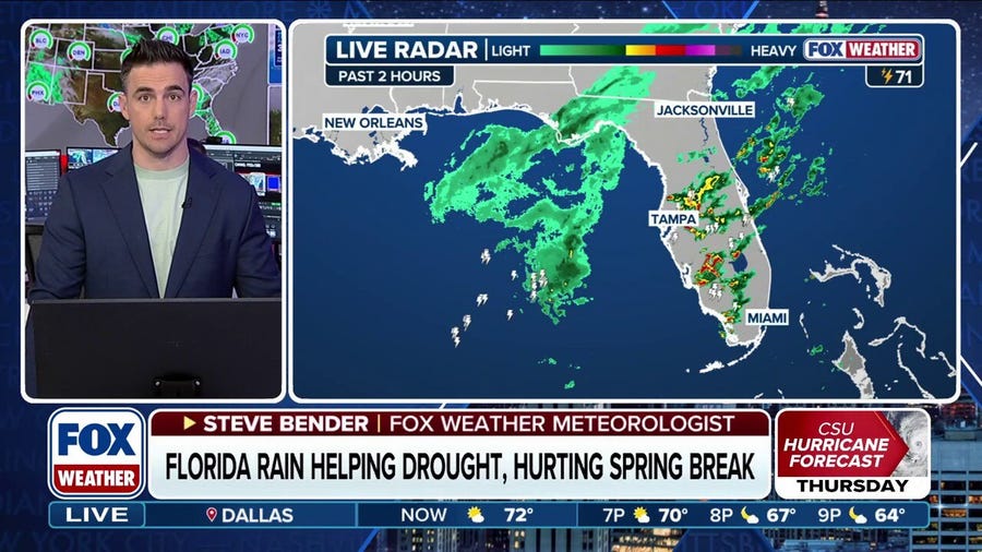 Heavy rain and flash floods threaten spring breakers in Florida