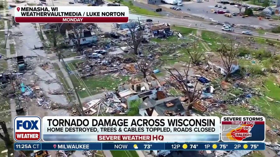 Wisconsin left reeling in aftermath of devastating tornado