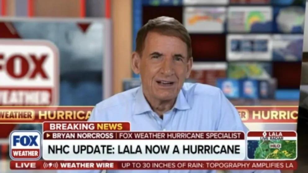 The latest update from the National Hurricane Center is in and Lala has officially become a Category 1 hurricane. FOX Weather Hurricane Specialist Bryan Norcross has the latest exclusive analysis.