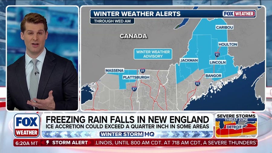 Snow and ice target Northern Tier, with over half a foot of snow possible in some areas 