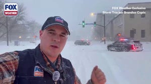 Exclusive FOX Weather Storm Tracker Brandon Copic shows dangerous driving conditions in Green Bay