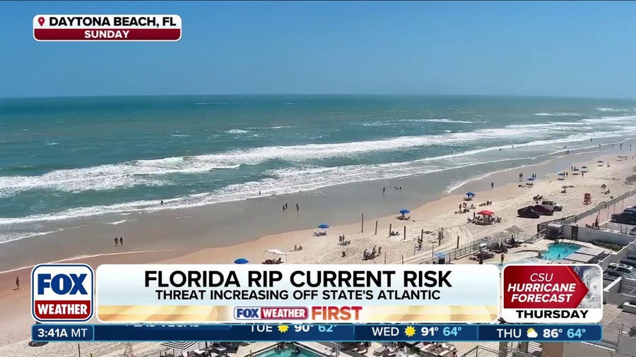 Rip current threat ramping up along Florida coast