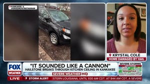 Large hail damages Kankakee home, sounding ‘like a cannon'