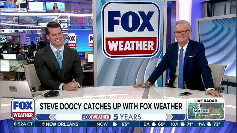 Traveling co-host of Fox & Friends Steve Doocy catches up with FOX Weather