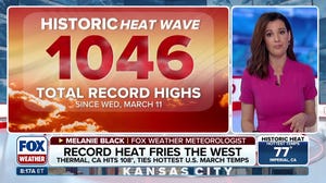 More than 1,000 record highs set as heat scorches the Western US