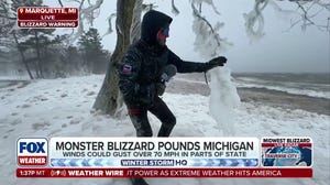 Blizzard conditions drastically intensify in Michigan