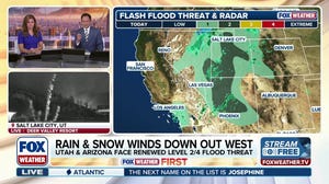 Fall shift in weather as rain, snow and strong winds sweep the Western US