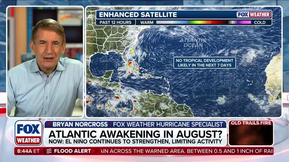 Much of the Atlantic basin continues to remain quiet as a dense Saharan dust cloud dominates the tropics. However, out in the far eastern waters, a large disturbance sits west of the Cabo Verde Islands. FOX Weather Hurricane Specialist Bryan Norcross gives us his exclusive analysis: