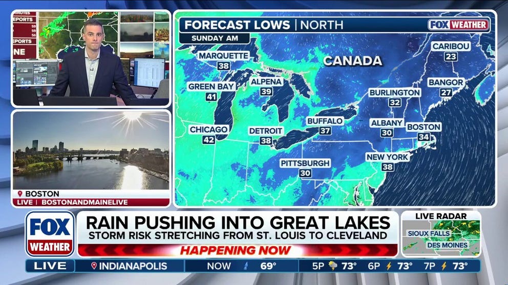 🌧️ WEEKEND WASHOUT: FOX Weather Meteorologist Ian Oliver shares an update on the impending wet weather headed for the Northern U.S. as severe storms will bring heavy rain and gusty winds this weekend.