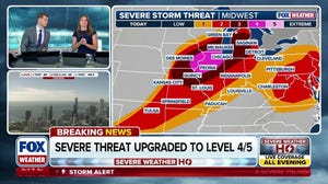 Severe weather risk upgraded over Chicago, Midwest for widespread damaging winds and tornadoes
