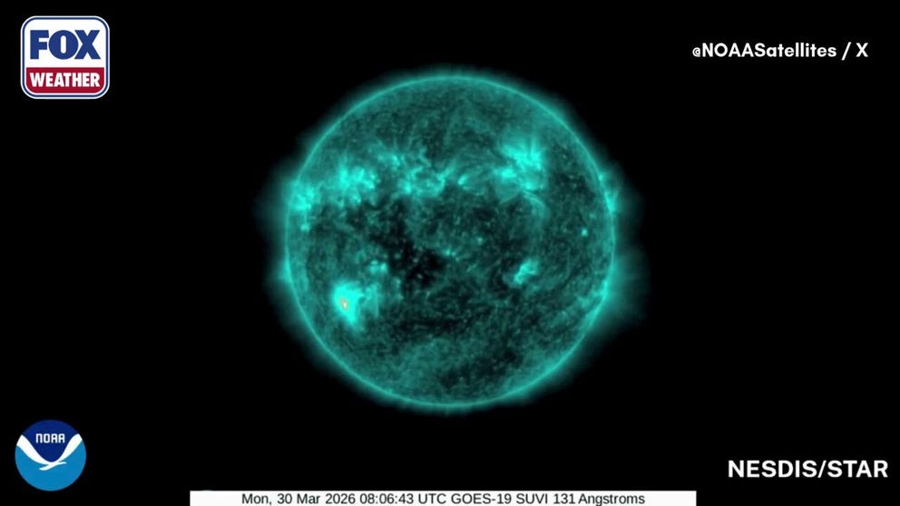 SEE IT ☀️: Just days before the Artemis II mission, the sun emitted a strong solar flare, catching the attention of experts.