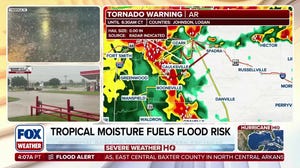 Tropical moisture fuels multiday flood threat across the Mid-South