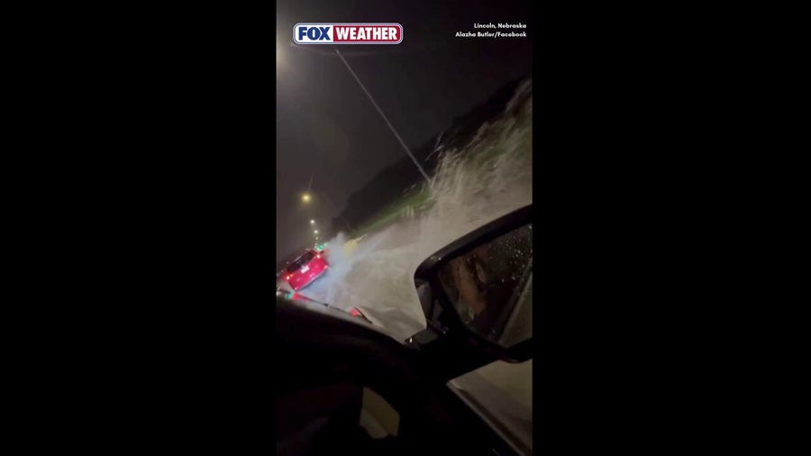 Watch: Intense thunderstorms swamp Lincoln, Nebraska, with flash flooding