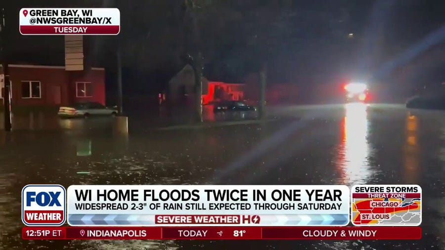 Wisconsin home floods twice in one year; owner details latest devastation