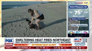 Residents making their way to the Jersey Shore ahead of sweltering daytime high temperatures