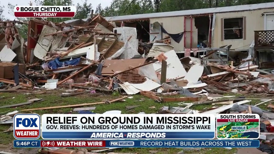 Aid groups help Mississippi residents after severe storms cause widespread destruction 