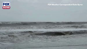 Significant coastal erosion in South Jersey from Nor'easter storm conditions