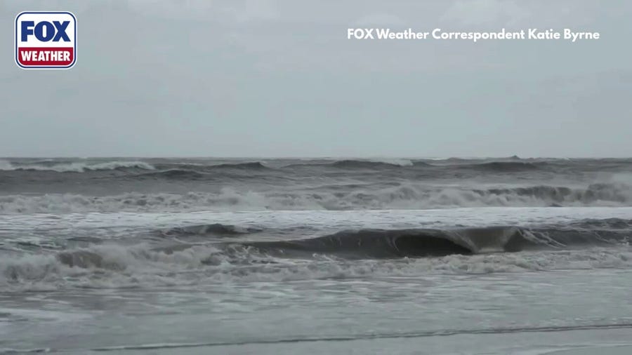 Significant coastal erosion in South Jersey from Nor'easter storm conditions
