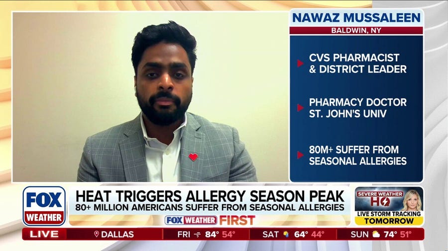Heat triggers the peak of allergy season