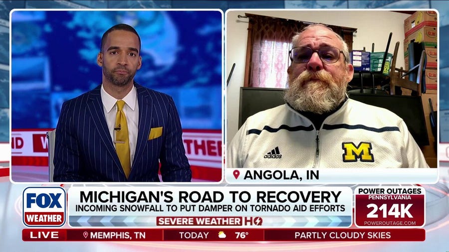 Road to recovery continues in Michigan after destructive tornado tears through community