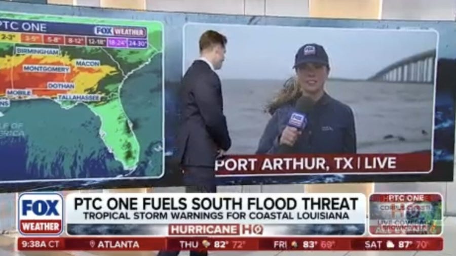 Potential Tropical Cyclone One fuels the flood threat in the South