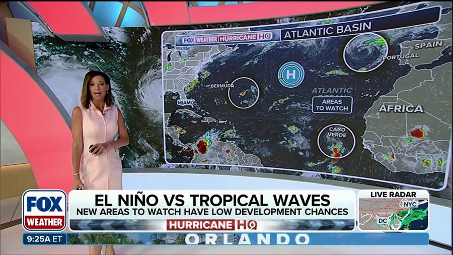 Atlantic hurricane season heats up with three areas to watch