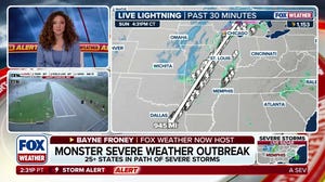 Monster severe storm outbreak starting Sunday evening