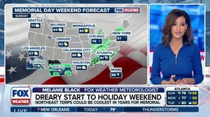 Memorial Day outlook: Sunny skies out West, washout across the East