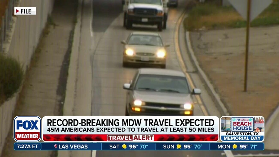 Record-breaking Memorial Day weekend travel expected despite gloomy forecast for millions