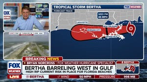 Exclusive analysis: Tropical Storm Bertha hours from landfall in Louisiana