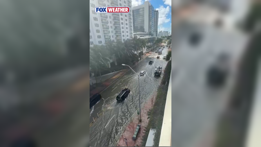 Miami Beach swamped by King Tide flooding