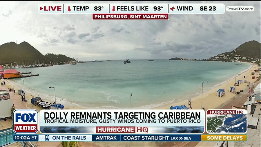 Remnants of Dolly are targeting the Caribbean