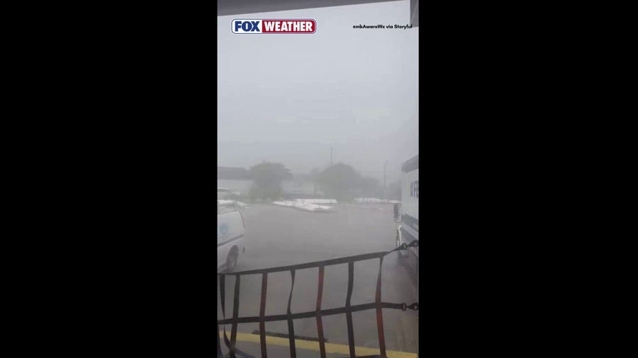 Watch: Severe thunderstorm blasts Myrtle Beach, South Carolina