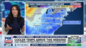 Temperatures to tumble below-average for millions across the East as May nears 