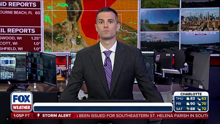 Potential damaging winds and thunderstorms for Wisconsin and Illinois