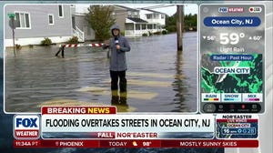 Flooding overtakes Ocean City, New Jersey